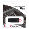 Clé USB Kingston DataTraveler Exodia 256 Go avec capuchon de protection et porte-clés en plusieurs couleurs - Noir + Rose