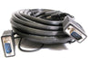 25 ft. TechCraft Super VGA HD15 M/M with 3.5mm Audio Cable - Black, Cables & Adapters, TechCraft - TiGuyCo Plus