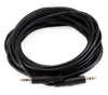 25 ft. 3.5mm Stereo Cable - M/M Plugs - Black, Audio Cables & Interconnects, TiGuyCo Plus - TiGuyCo Plus
