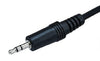 25 ft. 3.5mm Stereo Cable - M/M Plugs - Black, Audio Cables & Interconnects, TiGuyCo Plus - TiGuyCo Plus