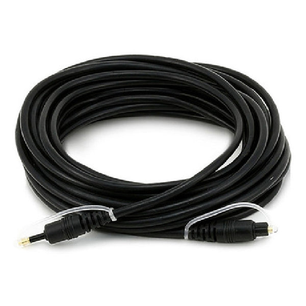 25 ft. Toslink Male to Mini Toslink Male Optical Cable with Molded Connectors, Audio Cables & Adapters, TiGuyCo Plus - TiGuyCo Plus
