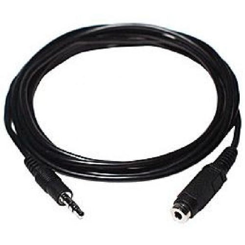 25 ft. TechCraft 3.5mm Male-Female Stereo Extension Cable - Black