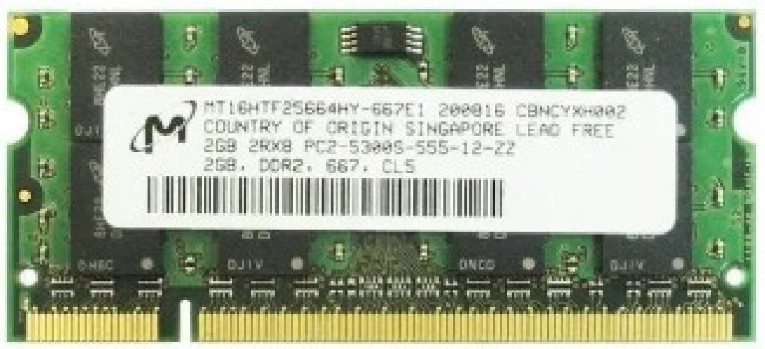 Memoria Ram Ddr2 Sdram 2gb 667mhz 2GB DDR2 PC2-5300 (667Mhz