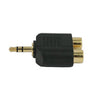 3.5mm Audio Stereo Male Plug to 2 RCA Stereo Jack Female Splitter Adapter - Gold Plated, Audio Cables & Adapters, TiGuyCo Plus - TiGuyCo Plus