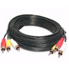 50 ft. 3-RCA Male to 3-RCA Male Composite Cable - Black, Video Cables & Interconnects, TiGuyCo Plus - TiGuyCo Plus