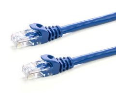 50 ft. Blue High Quality Cat5e 350MHz UTP 24AWG RJ45 Ethernet Network Cable - Blue