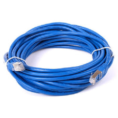 100 ft. Blue Cat7 600MHz Screened Shielded Twisted Pair (S/STP) Network Cable with Metal Connectors