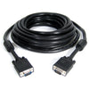 50 ft. TechCraft Coaxial High Resolution VGA-SVGA Monitor Cable with Ferrite - Black, Video Cables & Interconnects, TechCraft - TiGuyCo Plus