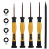 5 Pcs Laptop Repair Tool Kit - P2 0.8 mm, P5 1.2 mm, P6 1.5 mm Pentalobe Screwdrivers, T5 Torx Screwdriver and Plastic Spudger for MacBook Air, Pro Retina, Etc.