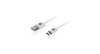 Câble de charge et de synchronisation IOGEAR Flip Pro de 2 m (6,5 pi) - USB-C vers USB-A réversible - Blanc - G2LU3CAM02-WT 