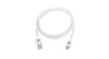 Câble de charge et de synchronisation IOGEAR Flip Pro de 2 m (6,5 pi) - USB-C vers USB-A réversible - Blanc - G2LU3CAM02-WT 