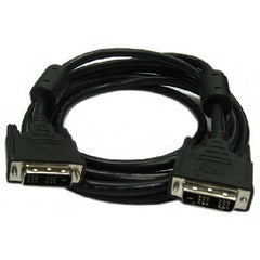 6.5 ft. TechCraft Single Link DVI-D Male to DVI-D Male Cable - 4.95 Gbps - Black