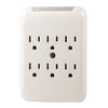 6 Outlet Slim Surge Protector Wall Tap with Telephone and RJ-45 Protection - 540 Joules, Surge Protectors, Power Strips, TiGuyCo Plus - TiGuyCo Plus