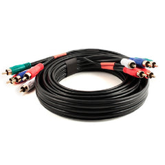 6 ft. 5-RCA (5-in-1) Component Video-Audio Coaxial Cable (RG-59 U) - Black