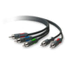 6 ft. BELKIN HDTV Cable Kit - 3-RCA Video & 2-RCA Video Cables, Audio/Video Cables, Belkin - TiGuyCo Plus