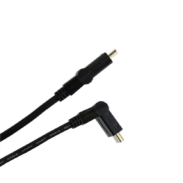 6 ft. BlueDiamond 180 Degree HDMI High Speed Cable with Ethernet - Black, Audio/Video Cables, BlueDiamond - TiGuyCo Plus