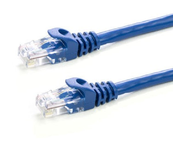 6 ft. Blue High Quality Cat5e 350MHz UTP 24AWG RJ45 Ethernet Network Cable - Blue