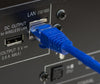 6 ft. Blue High Quality Cat5e 350MHz UTP 24AWG RJ45 Ethernet Network Cable - Blue