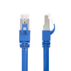 6 ft. Blue Cat7 600MHz Screened Shielded Twisted Pair (S/STP) Network Cable with Metal Connectors, Ethernet Cables (RJ-45, 8P8C), Various - TiGuyCo Plus