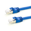6 ft. Blue Cat7 600MHz Screened Shielded Twisted Pair (S/STP) Network Cable with Metal Connectors, Ethernet Cables (RJ-45, 8P8C), Various - TiGuyCo Plus