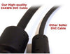 6 ft. DVI-D Male - DVI-D Male Dual Link Cable - Gold Plated Connectors, Video Cables & Interconnects, TiGuyCo Plus - TiGuyCo Plus