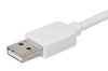 6 ft. MFI Certified SlimFit 30-pin Charge and Sync Cable for iPad, iPhone, and iPod - White, Chargers & Sync Cables, TiGuyCo Plus - TiGuyCo Plus