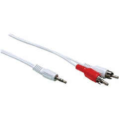 6 ft. Philips 3.5mm Stereo to 2 RCA Y-Splitter Cable (M/M)