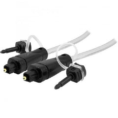 6ft. (1.8m) GE Pro Optical Audio Cable with Mini Toslink Adapters - Black