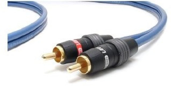 6.56ft. (2M) Ultralink RCA Stereo Audio Cable with 2 RCA on Each End - Ultralink Contractor Series - Blue