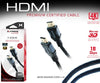 6ft. XTREME Premium HDMI Mesh Tough Series Cable - Mesh Braided Cord - 4K - 18Gbps - Black