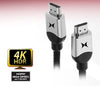 6ft. XTREME Premium Platinum Series HDMI High Speed Cable - Mesh Braided Cord - 4K HDR - 18Gbps - Black