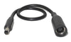 7.4*5.0 Female to 4.5*3.0 Male Power Connector Converter for Dell - Black