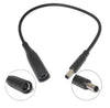 7.4*5.0 Female to 4.5*3.0 Male Power Connector Converter for Dell - Black