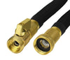 75 ft. Strong Expandable Garden Hose with Solid Brass Connectors - Expand Up to 75 feet - Black