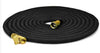 75 ft. Strong Expandable Garden Hose with Solid Brass Connectors - Expand Up to 75 feet - Black