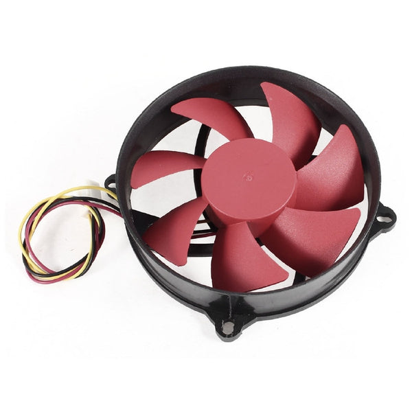 80mm 3-Pin Connector DC 12V 0.18A CPU Cooler Cooling Fan - Red, CPU Fans & Heatsinks, TiGuyCo Plus - TiGuyCo Plus