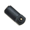 Toslink 90 Degree Digital Optical Audio Cable Adapter for Toslink Optical Cables - Female to Male Right Angle - Black