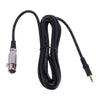9 ft. XLR 3 Pin Female to 3.5 mm Jack - TRS for DV camera, microphone, players, etc - Black, Audio/Video Cables, Alloyseed - TiGuyCo Plus
