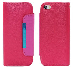 *** $ave 50% *** AOKO Wallet Case - iPhone 5-5S - Pink