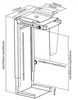 Adjustable Under-Desk/Wall CPU Mount - Black