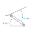 Aluminum Alloy Laptop and Tablet Stand - Up to 17.3 inch - Adjustable, Foldable and Ventilated - Grey