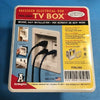Arlington Two-Gang Recessed Electrical Box - White - TVBU505