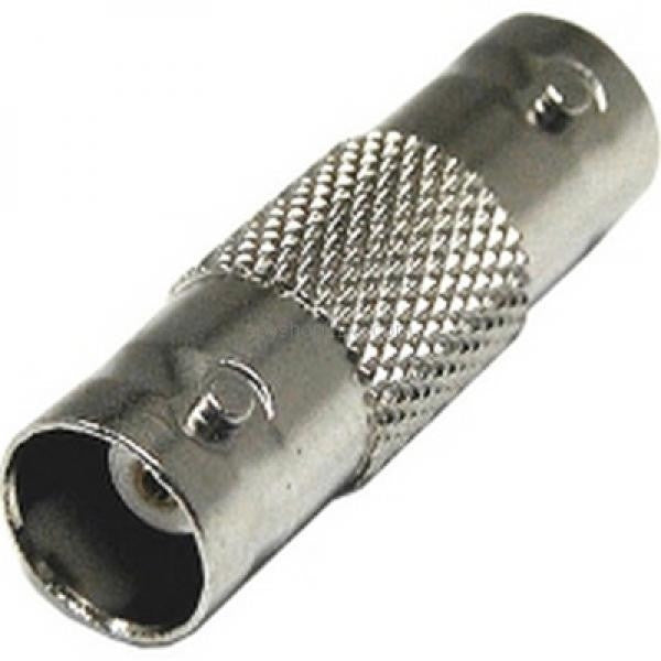 BNC Connector Coupler Gender Changer - Female / Female - Silver, Surveillance Security Systems, TechCraft - TiGuyCo Plus