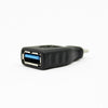 BlueDiamond - USB C Male to USB A 3.0 Female Adapter - Black - 4186