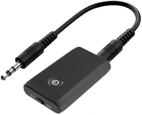 Bluetooth Adapter with 3.5mm Aux Conection - Bluetooth Receiver and Transmitter - Black