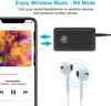 Bluetooth Adapter with 3.5mm Aux Conection - Bluetooth Receiver and Transmitter - Black