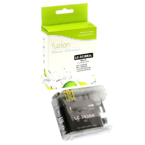 Compatible with Brother LC203 Black Inkjet Cartridge - fuzion™ Premium Compatible Inkjet Cartridge