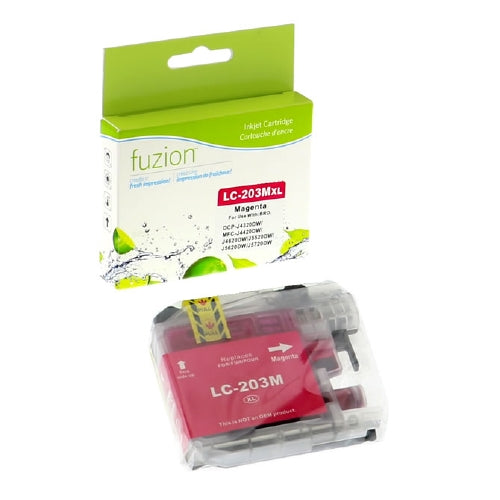 Compatible with Brother LC203 Magenta Inkjet Cartridge - fuzion™ Premium Compatible Inkjet Cartridge