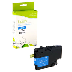 Compatible with Brother LC3035C Cyan XXL Super High Yield Inkjet Cartridge - fuzion™ Premium Compatible Inkjet Cartridge