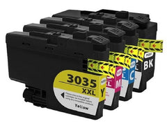 Compatible with Brother LC3035XXL Compatible Combo Pack BK/C/M/Y Premium Ink - 4 Cartridges